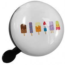 Small Bike Bell Popsicle Group Cute  Kawaii Food with Face Japanese - NEONBLOND - B07869TN5T